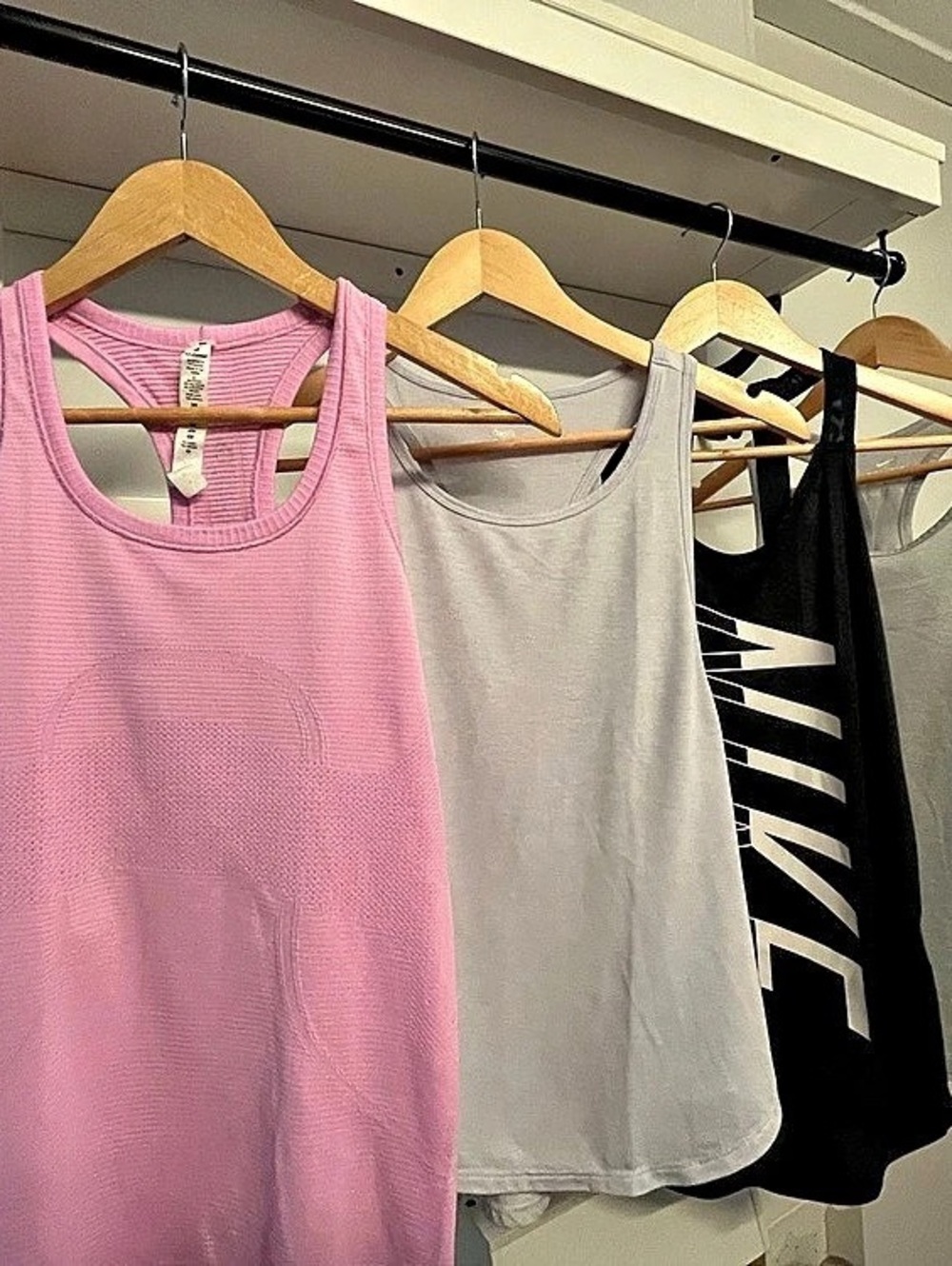 Women’s athletic workout tank top bundle: Lululemon, Nike, Gap